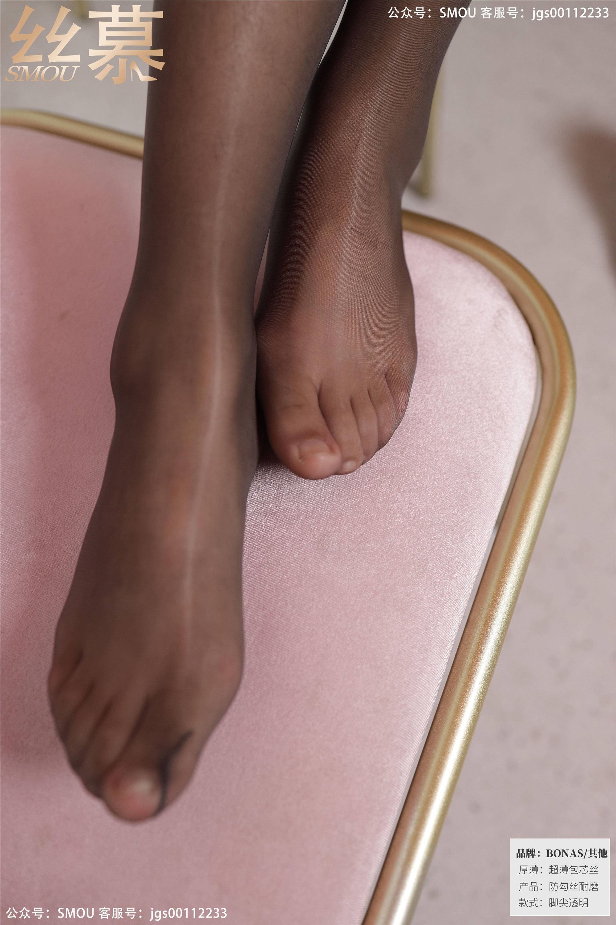 丝慕写真 SM422 天天一元 模特：新模《珠光T裆连裤袜》